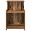 vidaXL Bedside Cabinet Old Wood 40 x 35 x 60 cm Engineered Wood