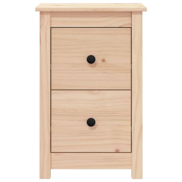 vidaXL Bedside Cabinet 40x35x61.5 cm Solid Wood Pine