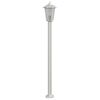 vidaXL Outdoor Floor Lamps 3pcs Silver 120 cm Stainless Steel