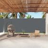 vidaXL Retractable Side Awning Anthracite 220x1000 cm