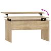 vidaXL Coffee Table Sonoma Oak 80x50.5x41.5 cm Engineered Wood
