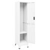 vidaXL Locker Cabinet White 38x45x180 cm Steel