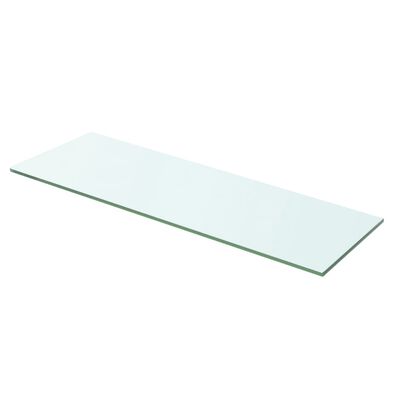 vidaXL Shelves 2 pcs Panel Glass Clear 60x15 cm
