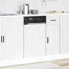 vidaXL Dishwasher Panel Porto White 45x1,5x57 cm Engineered Wood
