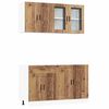 vidaXL 4 Piece Kitchen Cabinet Set Porto Old Wood Engineered Wood