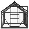 vidaXL Greenhouse Replacement Frame Anthracite 155x103x191 cm Aluminium