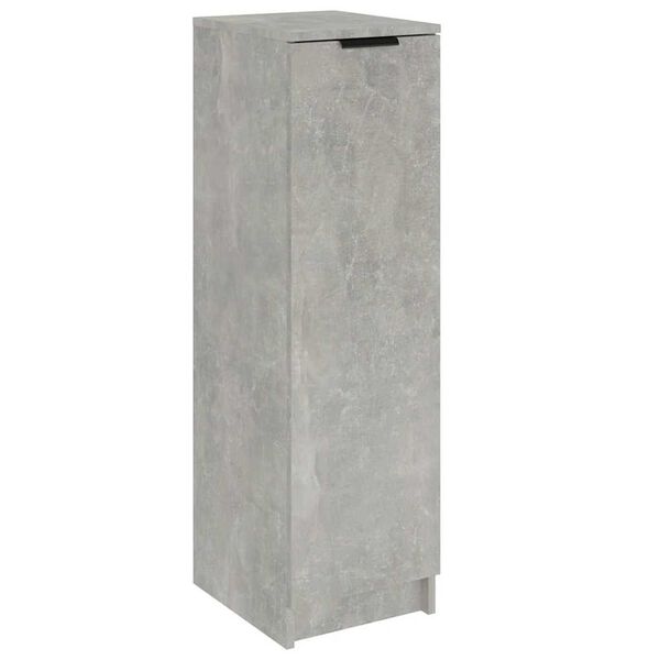 vidaXL Shoe Cabinet Concrete Grey 30x35x100 cm Engineered Wood