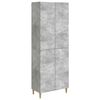 vidaXL Cabinet Set 2 pcs Concrete Grey Engineered Wood