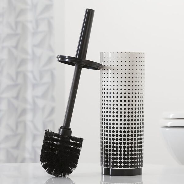 Sealskin Toilet Brush Holder Speckles Black 361890519