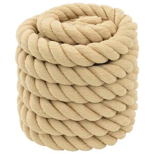 vidaXL Boat Rope 4 mm 5 m Natural