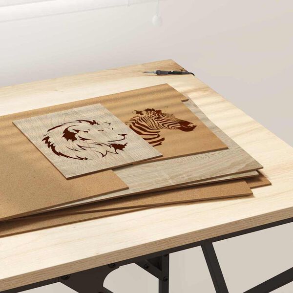 vidaXL Decor Panels 12 pcs Sonoma Oak 30 x 42 x 0.27 cm