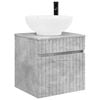 vidaXL Wall-mounted Sink Vanity Concrete Grey 49 x 44.5 x 66.5 cm