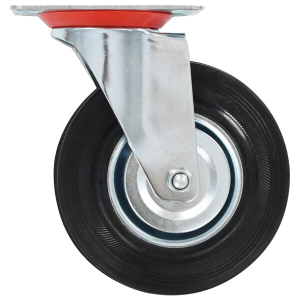 vidaXL Swivel Casters 4 pcs 125 mm