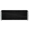 vidaXL Garden Planter Black 120x80 cm Solid Wood Pine