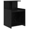 vidaXL Bedside Cabinet 2 pcs Black Oak 40 x 35 x 60 cm Engineered Wood
