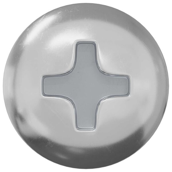 vidaXL Screw 12 pcs Silver M4 x 16 mm Steel