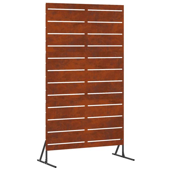 vidaXL Privacy Screen Grey 100 x 50 x 180 cm Weathering Steel