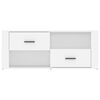 vidaXL TV Cabinet White 100x35x40 cm Engineered Wood