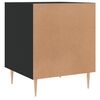 vidaXL Bedside Cabinet Black 40x40x50 cm Engineered Wood