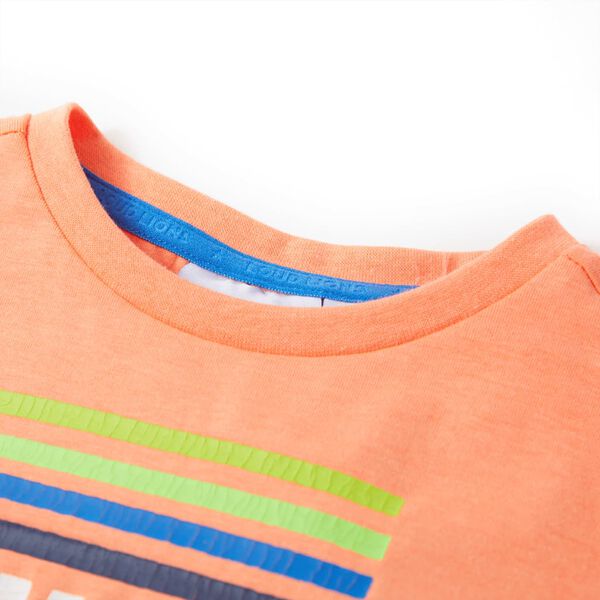 Kids' T-shirt Neon Orange 116