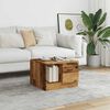 vidaXL Coffee Table Old Wood 50x50x36 cm Engineered Wood