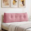vidaXL Back Pillow Pink 140 x 24 x 50 cm Velvet