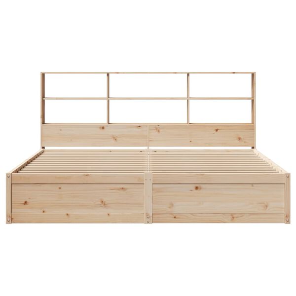 vidaXL Bed Frame without Mattress 200x200 cm Solid Wood Pine