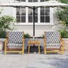 vidaXL Garden Furniture 2 pcs Black and White 67 x 78 x 73 cm