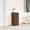 vidaXL Shoe Cabinet Brown Oak 29.5x34x76 cm Engineered Wood
