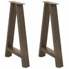 vidaXL Dining Table Legs A-Shaped 2 pcs 60x(72-73) cm Steel