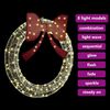 vidaXL Wreath with 150 LEDs Warm white 120 cm Acrylic
