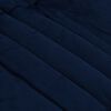 vidaXL Winter Duvet Quilted Dark Blue 220 x 240 cm Microfiber