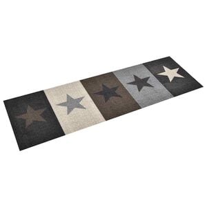 vidaXL Kitchen Carpet Washable Stars 45x150 cm