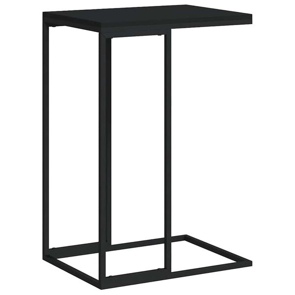 vidaXL Side Table Black 40x30x59 cm Engineered Wood