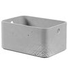 Curver Beton Storage Box Set 3 pcs with Lid Size M Light Grey