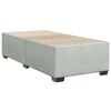 vidaXL Box Spring Bed with Mattress Light Grey 80x200 cm Velvet