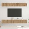 vidaXL TV Cabinet Set Wall-mounted 6 pcs Artisan Oak Engineered Wood
