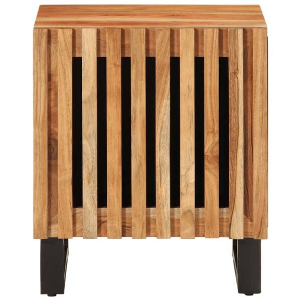 vidaXL Bedside Cabinet 40x34x46 cm Solid Wood Acacia