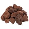 vidaXL Volcanic Rocks 25 kg Red 5-8 cm