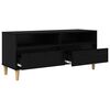 vidaXL TV Cabinet Black Oak 100 x 34.5 x 44.5 cm Engineered Wood