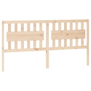 vidaXL Bed Headboard 185.5x4x100 cm Solid Wood Pine