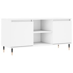 vidaXL TV Cabinet White 104x35x50 cm Engineered Wood