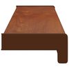 vidaXL Window Sill Brown Wood 60 x 10 x 4.5 cm PVC