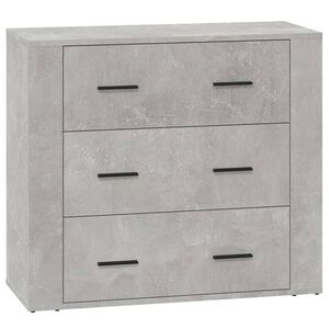 vidaXL Sideboard Concrete Grey 80x33x70 cm Engineered Wood