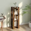 vidaXL Book Cabinet/Room Divider Honey Brown 41x35x125 cm Solid Wood
