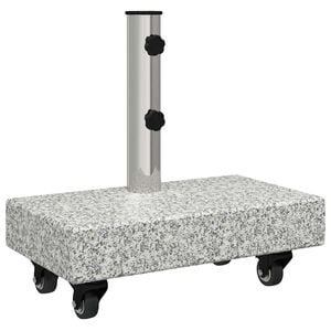 vidaXL Parasol Base 25 kg Gery Granite Rectangular