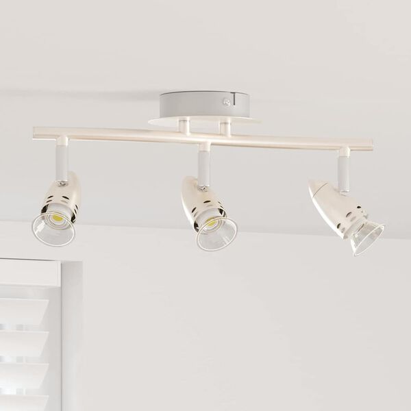 vidaXL Ceiling Spotlight Matt nickel 36.5 x 10 x 12.5 cm Steel
