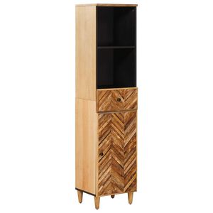 vidaXL Bathroom Cabinet Brown 38 x 33.5 x 160 cm Solid Mango Wood