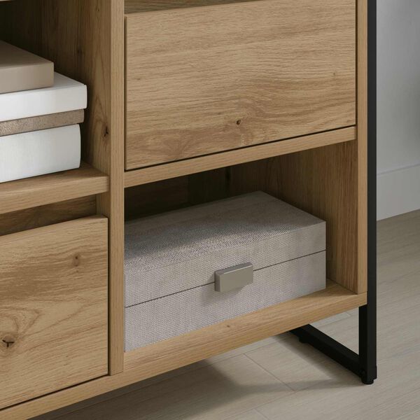 vidaXL TV Cabinet Artisian Oak 100 x 36 x 49.5 cm Engineered Wood