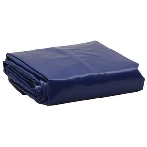 vidaXL Tarpaulin 650g / m&sup2; Blue 1 x 2.5 m Canvas with PVC Coating